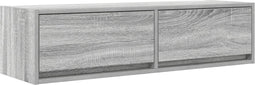 vidaXL - TV-kast - Grijs - Sonoma - 100x31x25,5 - cm - Bewerkt - Hout