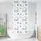 vidaXL - Doucherolgordijn - 100x240 - cm - stofbreedte - 96 - cm