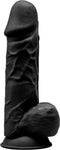 SILEXD - Realistische Dildo - 20,5 x 5 cm - Zwart