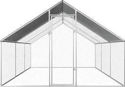 vidaXL - Kippenhok - 2,75x6x1,92 - m - gegalvaniseerd - staal