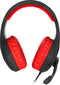 Genesis Argon 200 - Headset - 50mm drivers - Rood zwart