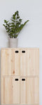 Astigarraga Dinamic - Houten Wandkast met Deuren - 2 Verstelbare Planken - 105x71cm - Bruin
