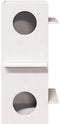vidaXL - Kattenhuis - 43x43x90 - cm - massief - grenenhout - wasbruin