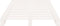vidaXL - Palletbed - massief - grenenhout - wit - 100x200 - cm