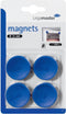 Legamaster - Magneet 35mm 1000gr blauw 4 stuks