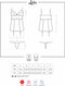 Obsessive - Lovica Korset & String Rood S/M