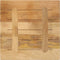 vidaXL - Tafelblad - vierkant - 50x50x2,5 - cm - massief - ruw - mangohout