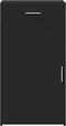vidaXL - Dressoir - 50x42,5x93 - cm - bewerkt - hout - zwart
