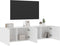 vidaXL - Tv-meubels - 2 - st - wandgemonteerd - 80x30x41 - cm - wit