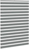 vidaXL - Zebra - rolgordijn - 165x230 - cm - stofbreedte - 160,9 - cm - donkergrijs