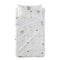Set beddengoed HappyFriday HF Mini Woods Animals Multicolour Wieg voor baby's 2 Onderdelen