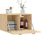 vidaXL - Wandkast - 60x36,5x35 - cm - bewerkt - hout - sonoma - eikenkleurig