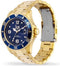 Ice-Watch ICE Steel - IW016761 - Polshorloge - Goudkleurig staal - Ø 40 mm - Blauwe wijzerplaat
