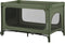 Lionelo Jasmin Easy Fold Reisbedje - Opvouwbaar in seconden - 2 Hoogtes Matras T25 - Zijdeur met Rits - Groene