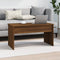vidaXL - Salontafel - 102x50,5x52,5 - cm - bewerkt - hout - bruin - eikenkleur