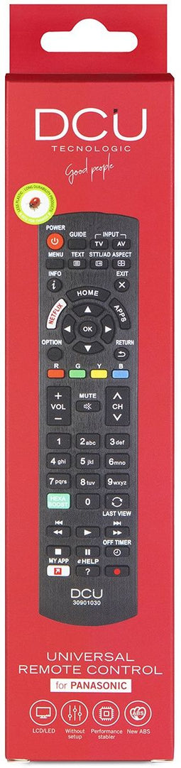 DCU Advance Tecnologic 30901030 - Afstandsbediening - Verlichte toetsen - Zwart