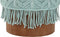 Voetensteun DKD Home Decor Hout Bruin Katoen Munt (43 x 43 x 52 cm) (40 x 40 x 50 cm)