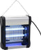 vidaXL - Vliegendoder - 12 - W - aluminium - ABS - zwart