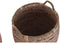 Basket spelset DKD Home Decor Perzik Natuurlijk Boho 52 x 52 x 58 cm