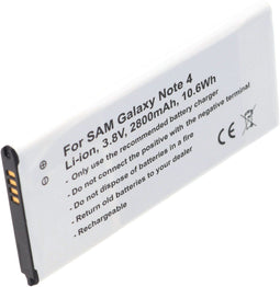AccuCell-batterij geschikt voor de Samsung Galaxy Note 4-batterij met NFC