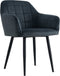 Eetkamerstoel Praia Velvet Charcoal - Set van 2