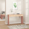 vidaXL - Wandtafel - 110x35x75 - cm - massief - teakhout
