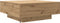 vidaXL - Salontafel - met - LED-Lampen - Artisan - Eik - 80x80x31 - cm