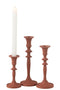 J-Line Set Van 3 Kaarshouders Klassiek Aluminium Roest