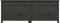 vidaXL - Kussenbox - 150x50x56 - cm - massief - vurenhout - antracietkleurig
