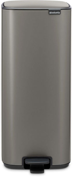 Brabantia Bo Pedaalemmer - 30 liter - Soft-close - Platinum