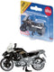 Siku BMW R 1250 GS LCI speelgoedmotor metaal/kunststof zwart/zilver beweegbaar stuur en standaard rubberen banden