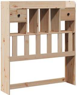 vidaXL - Hoofdbord - met - opbergruimte - 90 - cm - massief - grenenhout