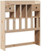 vidaXL - Hoofdbord - met - opbergruimte - 90 - cm - massief - grenenhout