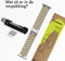 imoshion Stalen bandje - Geschikt voor Apple Watch 1, 2, 3, 4, 5, 6, 7, 8, 9, 10, SE, Ultra (2) - 44/45/46/49 mm - Zilver - One Size