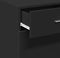 vidaXL - Dressoir - 50x42,5x93 - cm - bewerkt - hout - zwart