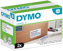 DYMO LabelWriter 4XL - Verzendetiketten - 2 rollen originele thermische labels (2 stuks)