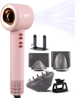 RAVEG Hyperpower ® - Föhn - 2200W Ionentechnologie 3 snelheden 3 warmtestanden - Pink