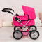 Bayer Design Trendy - Poppenwagen - Verstelbare duwstang - Roze