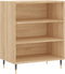 vidaXL - Dressoir - 57x35x70 - cm - bewerkt - hout - sonoma - eikenkleurig
