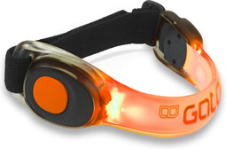 Outwet Armband LED USB one size neon oranje