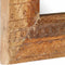 vidaXL - Spiegel - handgesneden - 50x50x2,5 - cm - massief - mangohout