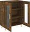 vidaXL - Dressoir - 69,5x34x90 - cm - bewerkt - hout - gerookt - eikenkleurig