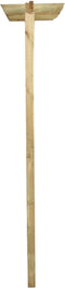 vidaXL - Tuinhek - met - latwerk - en - pergola - 300x50x200 - cm - geïmpregneerd - hout