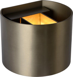 Lucide XIO - Wandlamp - LED Dimbaar G9 1x3,5W 2700K - Verstelbare stralingshoek - Roest bruin