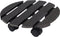 Pro Garden Plantentrolley - hout - donkergrijs - rond - D29 cm - 100 kilo