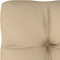 vidaXL Bankkussen pallet 70x70x10 cm beige