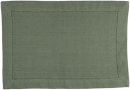 Linen&More Placemats 35x50 cm Indi Army Green 4 Stuks