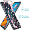 iMoshion Hoesje Geschikt voor Samsung Galaxy A21s Hoesje Siliconen - iMoshion Design hoesje - Roze / Transparant / Blossom Watercolor