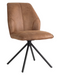 Criks Design Nova - Draaibare Eetkamerstoel - Cognac - (set van 2)