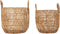 MUST Living Basket San Miguel, set of 2,42xØ34 cm / 49xØ40 cm, Abaca